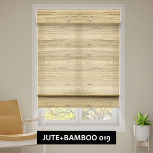 SmartWings Motorized Woven Wood Shades 100% Blackout