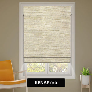 SmartWings Motorized Woven Wood Shades 100% Blackout Orithyia