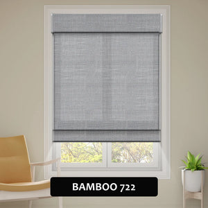 SmartWings Motorized Woven Wood Shades 70% Blackout Privacy Orithyia