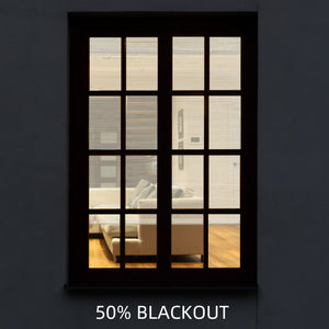 SmartWings Motorized Woven Wood Shades 50%/70%/100% Blackout Persephone