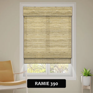 SmartWings Motorized Woven Wood Shades 70% Blackout Privacy Orithyia