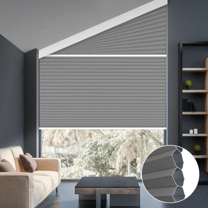 SmartWings Motorized Blackout Trapezoid Cellular Shades Nowa