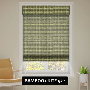 SmartWings Motorized Woven Wood Shades 70% Blackout Privacy Orithyia