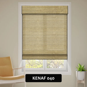 SmartWings Motorized Woven Wood Shades 70% Blackout Privacy Orithyia