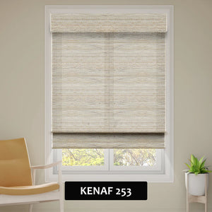 SmartWings Motorized Woven Wood Shades 100% Blackout