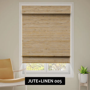 SmartWings Motorized Woven Wood Shades 100% Blackout