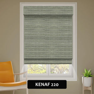 SmartWings Motorized Woven Wood Shades 100% Blackout Orithyia