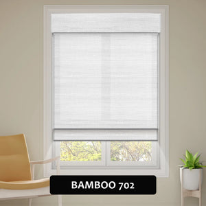 SmartWings Motorized Woven Wood Shades 70% Blackout Privacy Orithyia