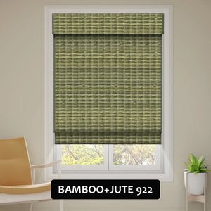 SmartWings Motorized Woven Wood Shades 100% Blackout Orithyia