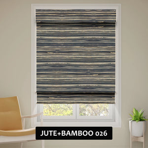 SmartWings Motorized Woven Wood Shades 100% Blackout