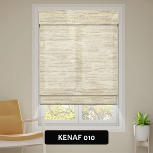 SmartWings Motorized Woven Wood Shades 70% Blackout Privacy Orithyia