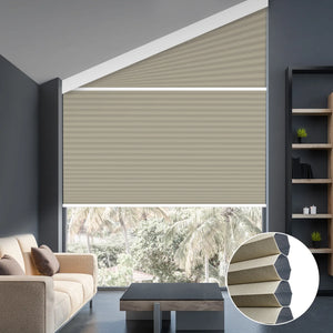 SmartWings Motorized Blackout Trapezoid Cellular Shades Nowa