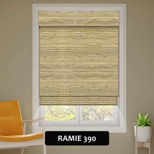 SmartWings Motorized Woven Wood Shades 100% Blackout Orithyia