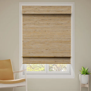 SmartWings Motorized Woven Wood Shades 100% Blackout